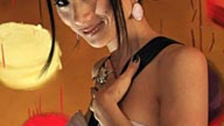 Bai Ling Is More Than Just A See-Through Cow-Hide Micro-Mini